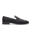 Isernia Ethnic Slip Ons Black