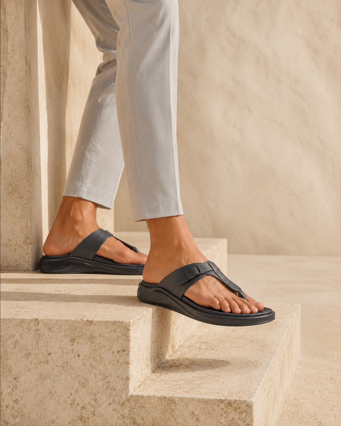 Taranto Slippers Black