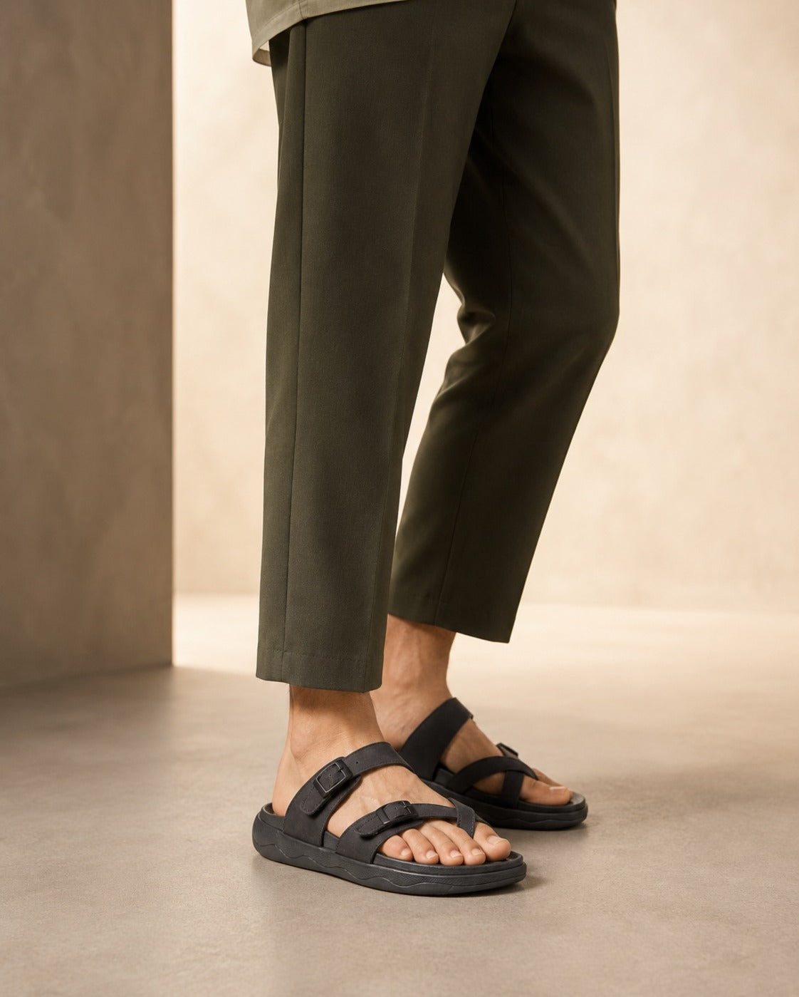 Soffio Sandals Black