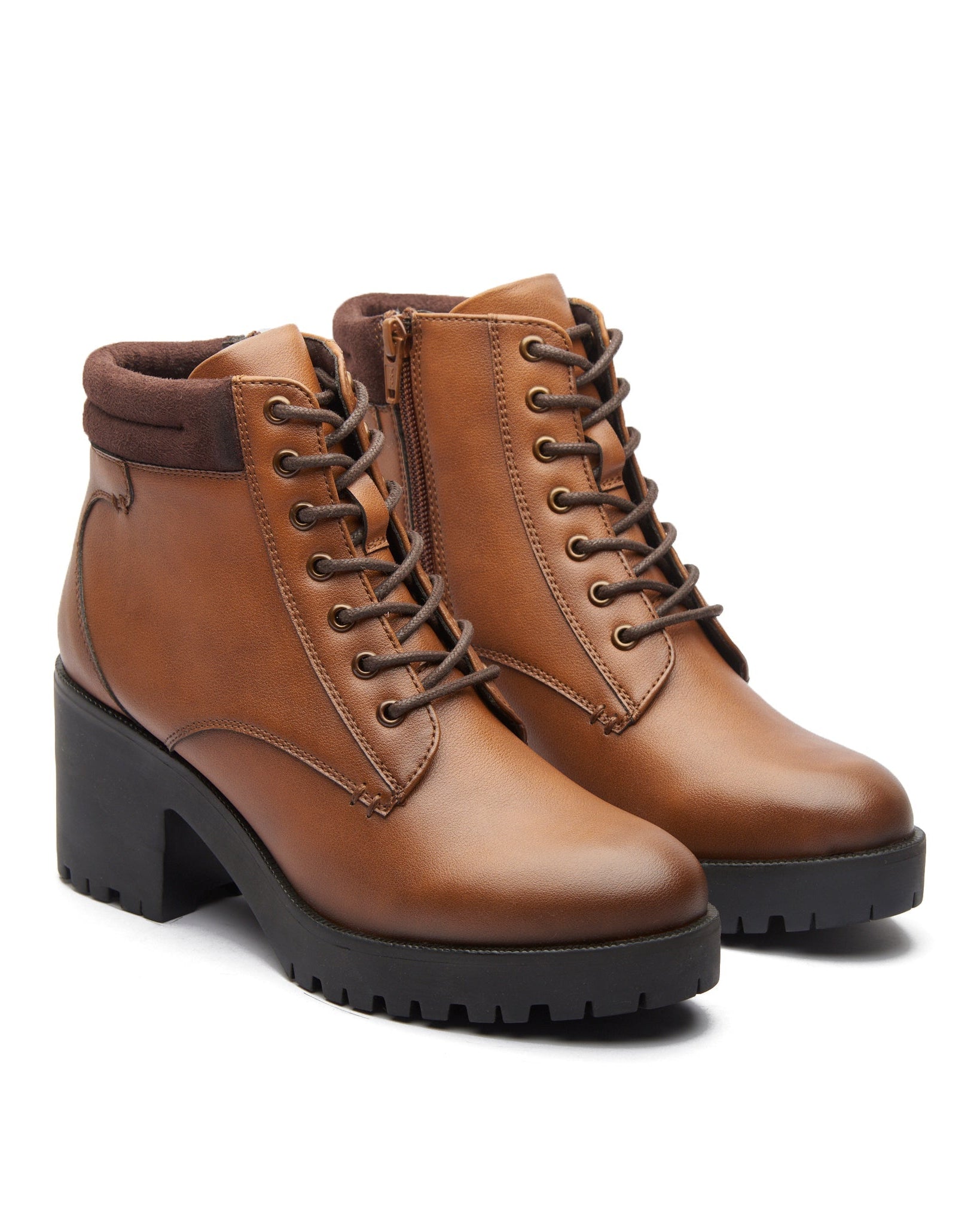 Comiso Ankle Boots Tan