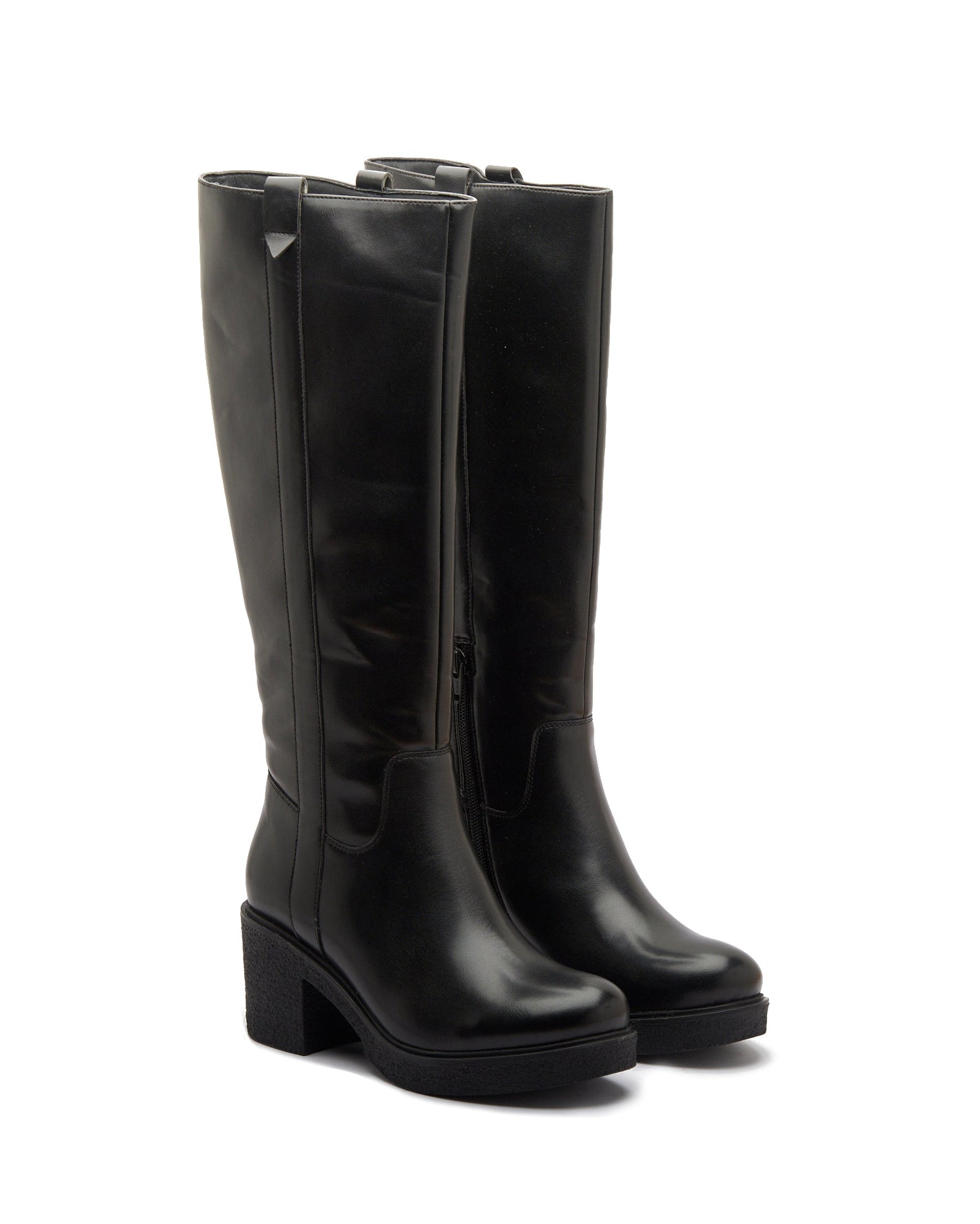 Crema Long Boots Black