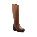 Crema Long Boots Tan