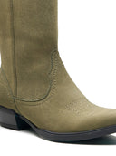 Cefalu Long Boots Olive