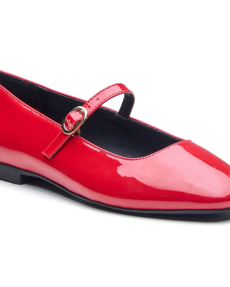 Coeur Mary Janes Red