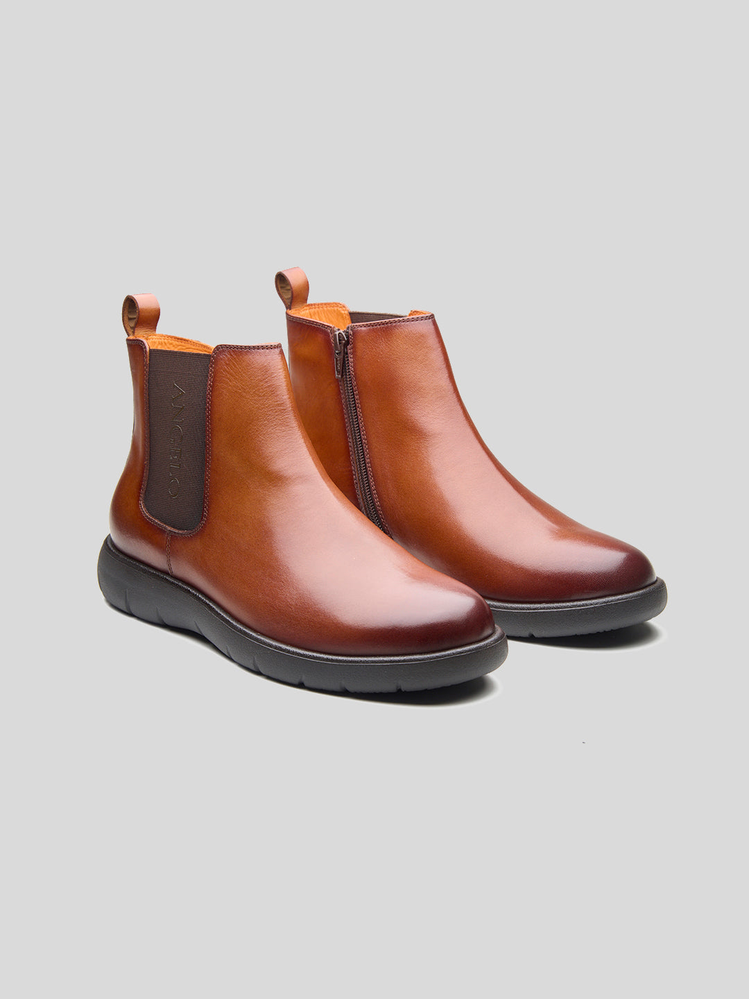 Moreno Leather Boots Tan