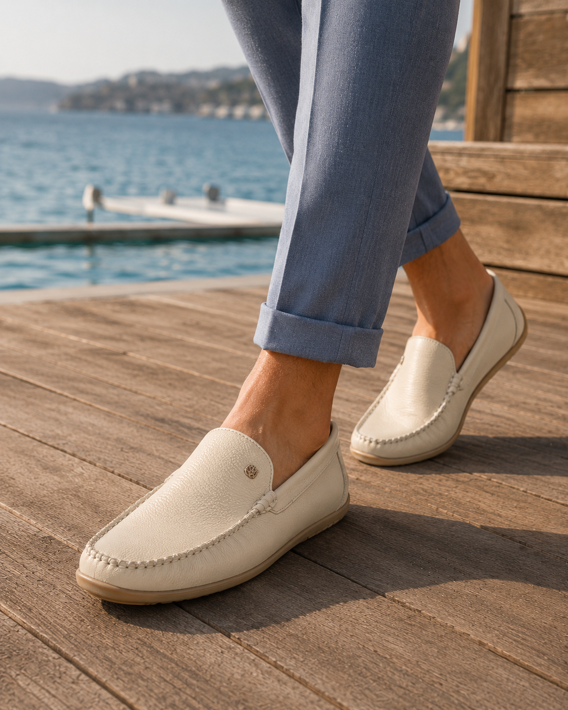 Ottavio Leather Loafers TAUPE