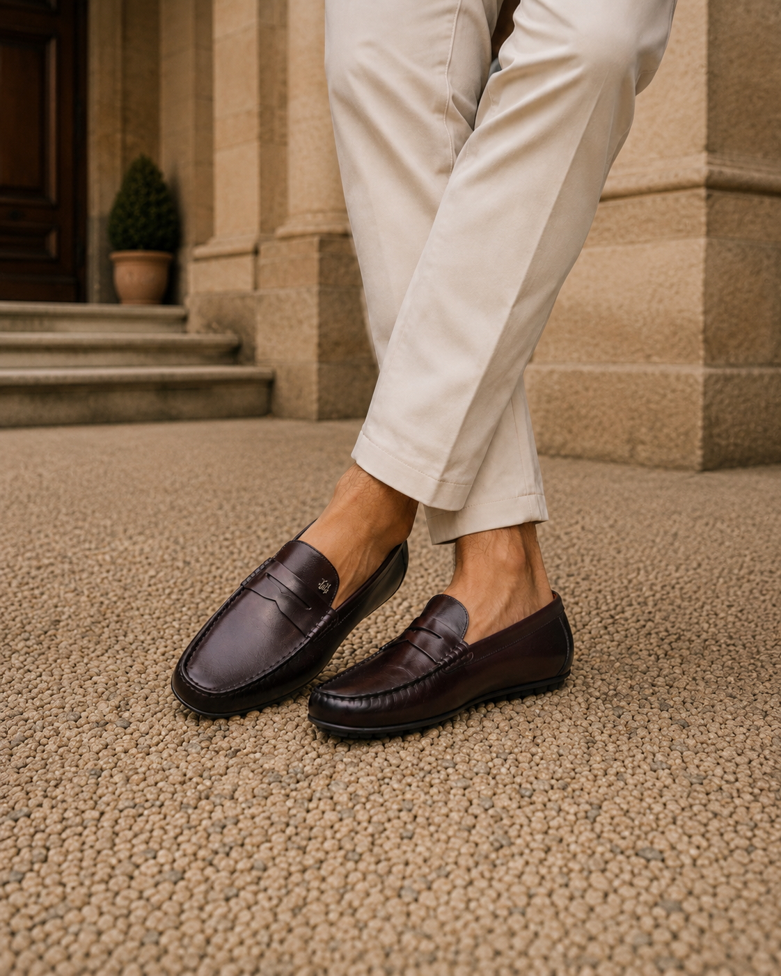 Primo Leather Loafers  Brown