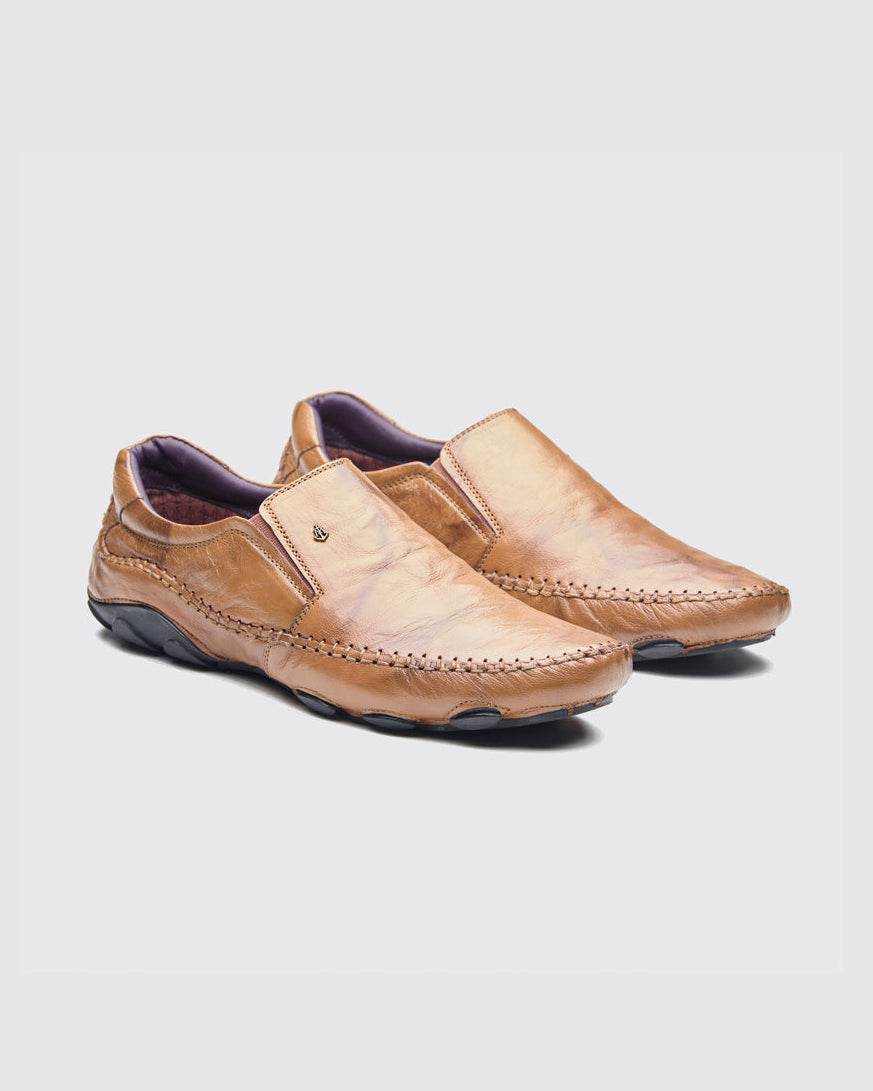 Alessio Leather Formals Tan