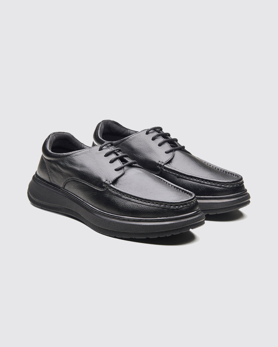 Mateo Leather Formals Black