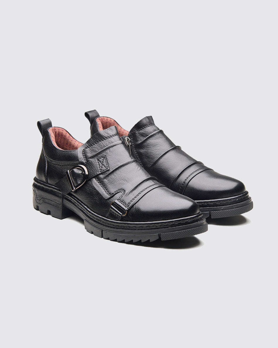 Pedro Leather Formals Black