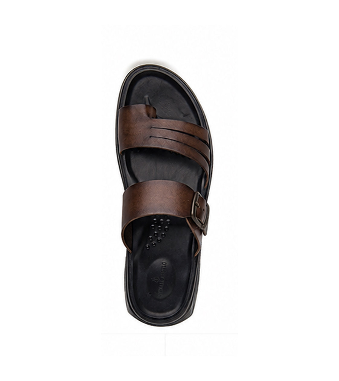FRANZ Premium Leather  Sandals For Men's Brown
