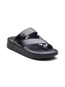Vincen Leather Sandals Black