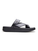 Vincen Leather Sandals Black