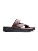 Valerio Leather Sandals Brown