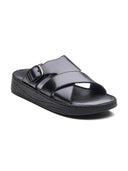 Vasco Leather Sandals Black