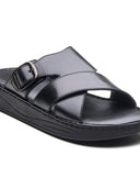Vasco Leather Sandals Black
