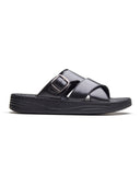 Vasco Leather Sandals Black