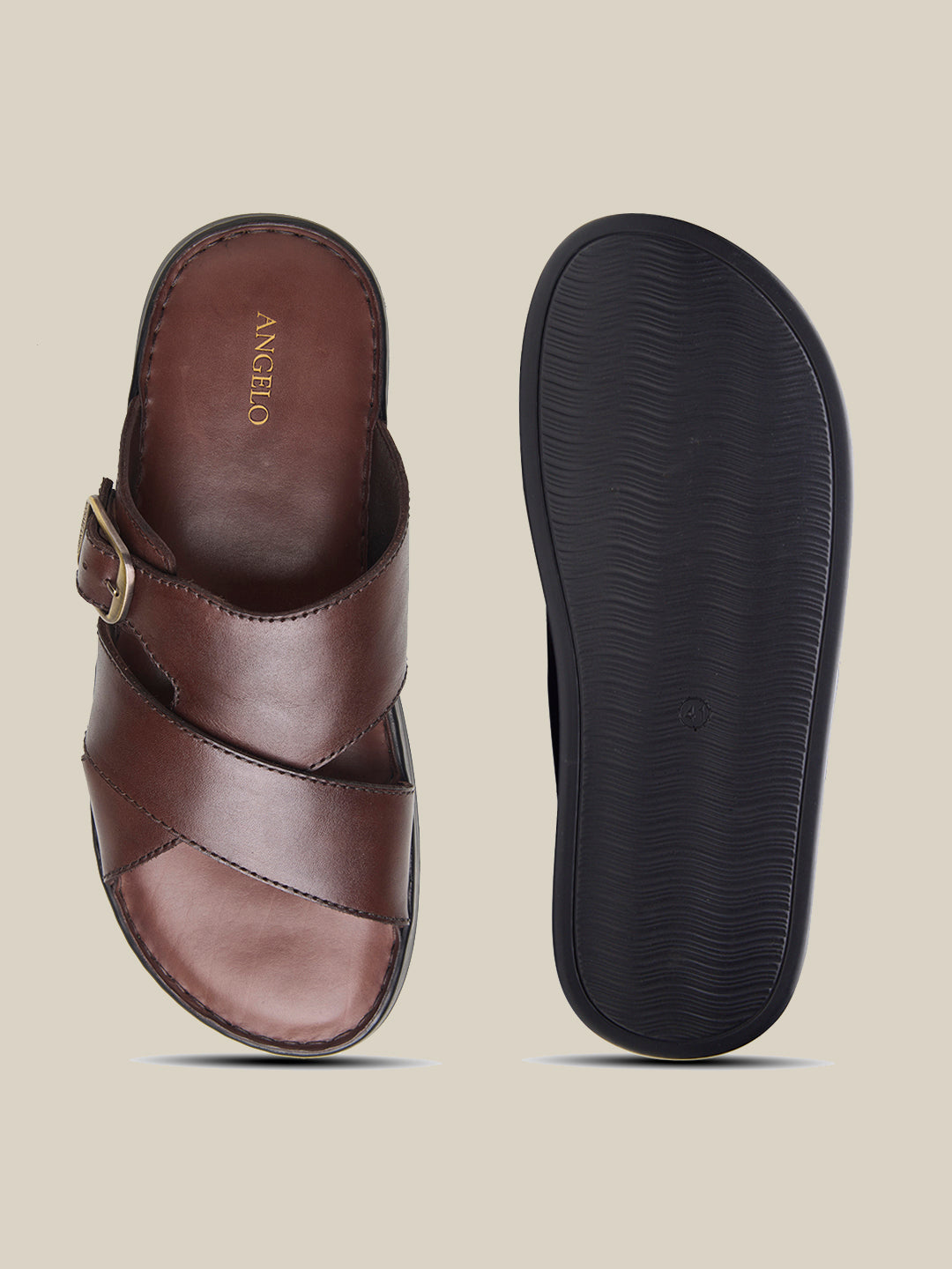 Vasco Leather Sandals Brown