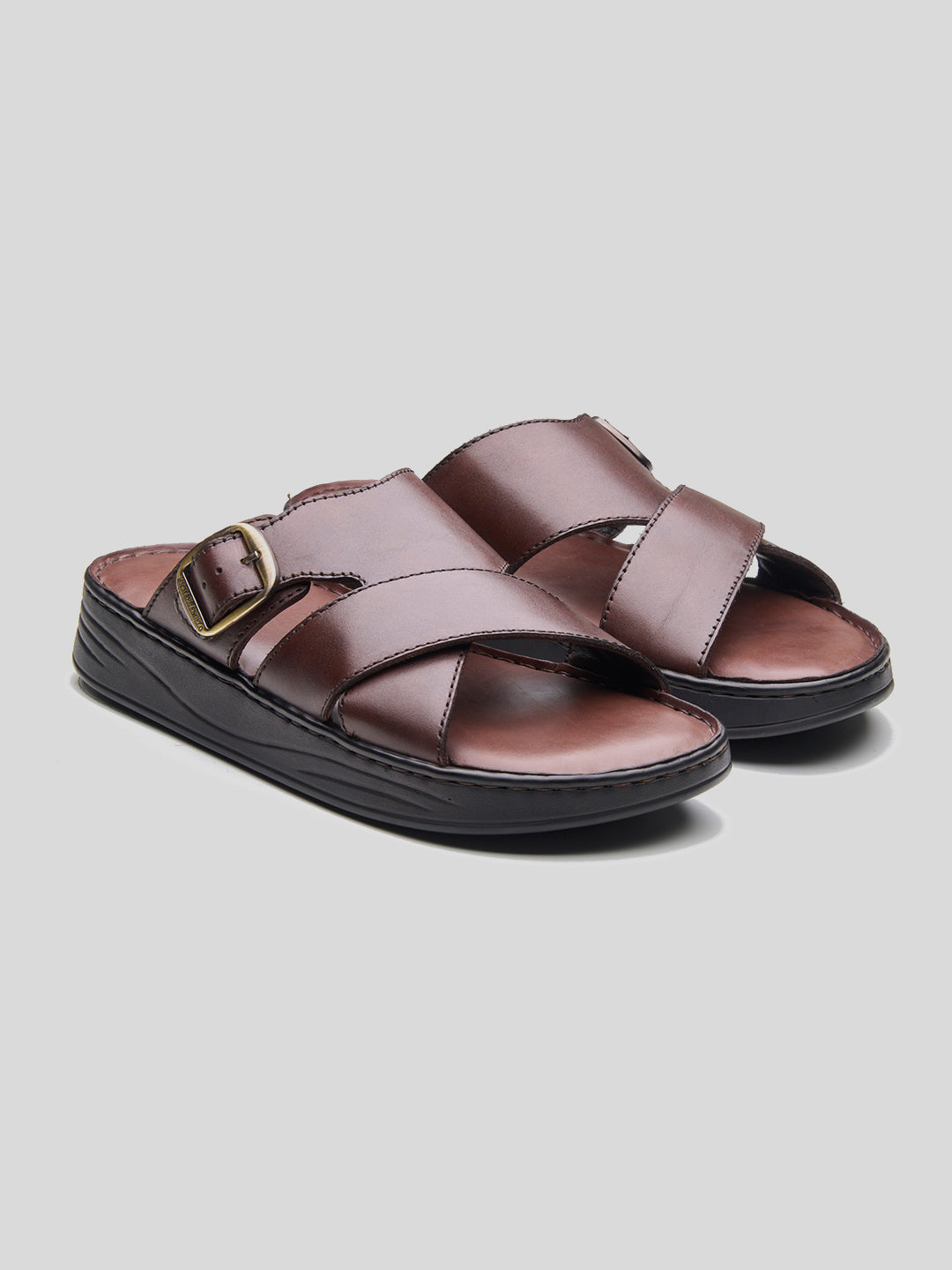Vasco Leather Sandals Brown