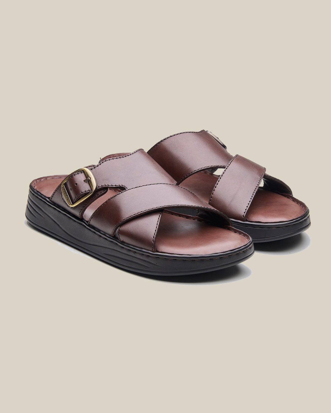 Vasco Leather Sandals Brown