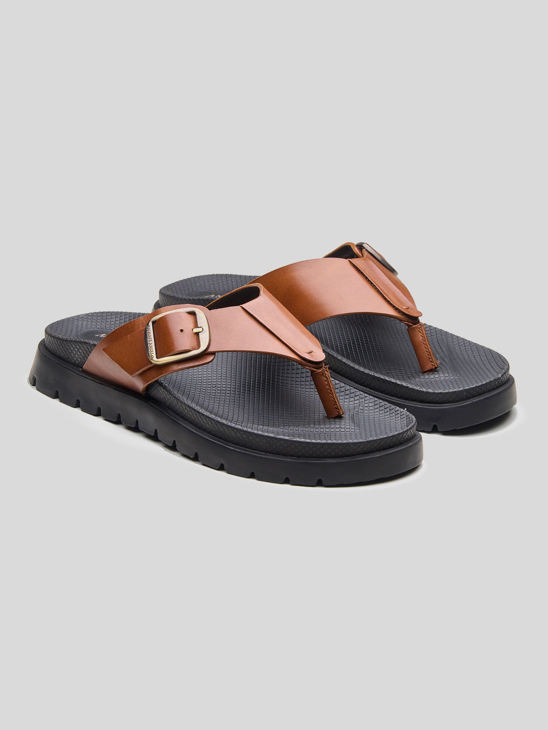 Venturo Leather Sandals Tan