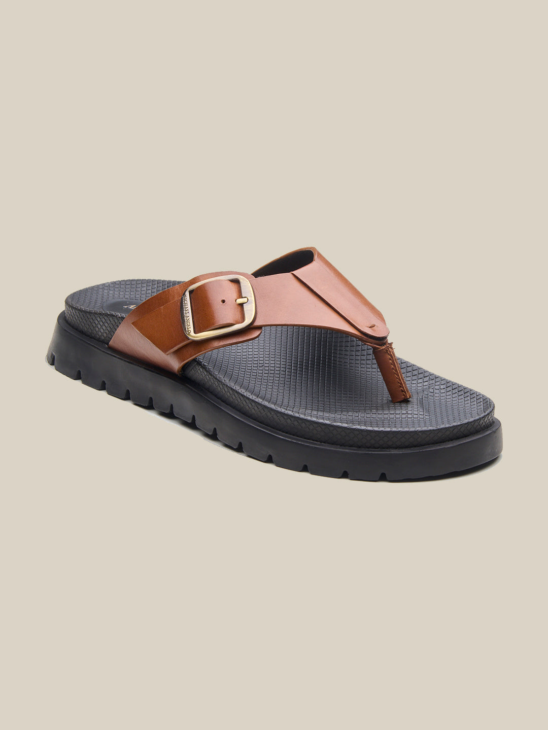 Venturo Leather Sandals Tan