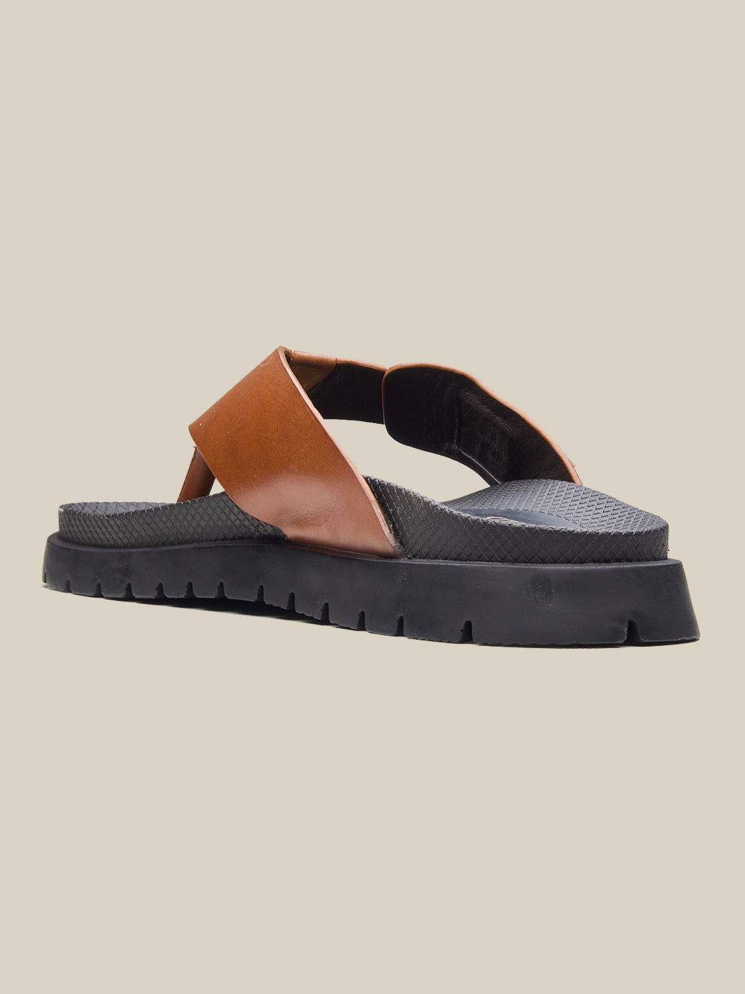 Venturo Leather Sandals Tan