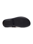 Vezio Leather Sandals Black