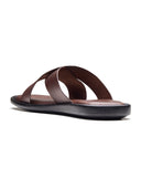 Vezio Leather Sandals Brown
