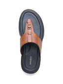 Vidal Leather Sandals Tan