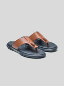 Vidal Leather Sandals Tan