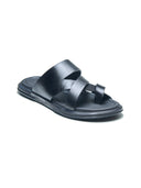 Vidiano Leather Sandals Black