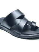 Vidiano Leather Sandals Black