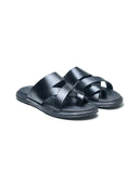 Vidiano Leather Sandals Black