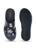 Vidiano Leather Sandals Black