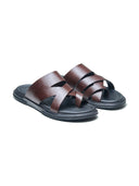 Vidiano Leather Sandals Brown