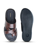 Vidiano Leather Sandals Brown