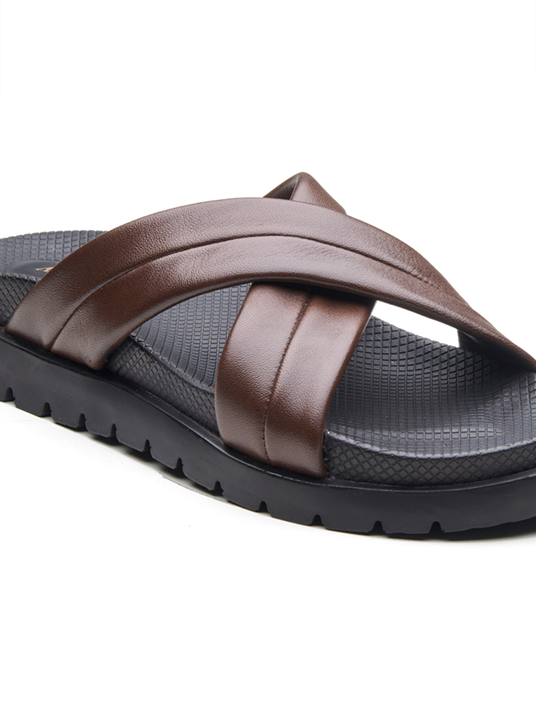 Vieri Leather Sandals Brown