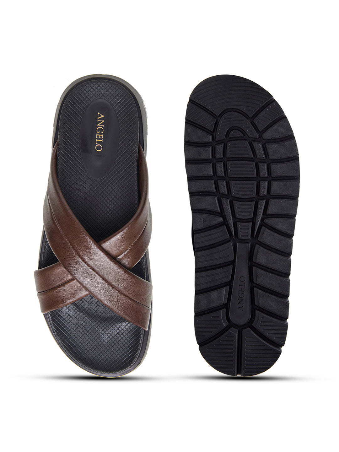 Vieri Leather Sandals Brown