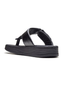 Vincen Leather Sandals Black