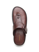 Vincen Leather Sandals Brown