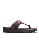Vincen Leather Sandals Brown