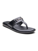 Vinyl Leather Sandals Black