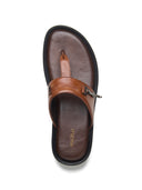 Vinyl Leather Sandals Tan