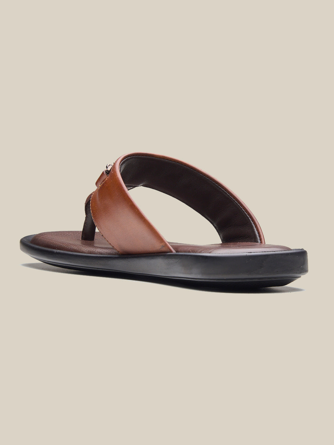 Vinyl Leather Sandals Tan