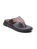 Virgil Leather Sandals Brown
