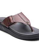 Virgil Leather Sandals Brown