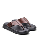 Virgil Leather Sandals Brown