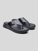 Virgil Leather Sandals Black