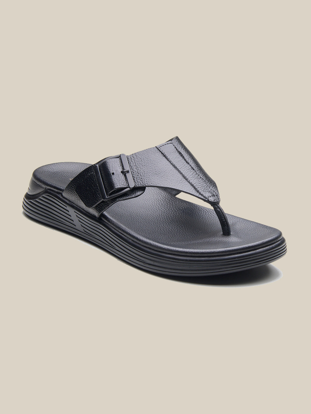 Virgil Leather Sandals Black